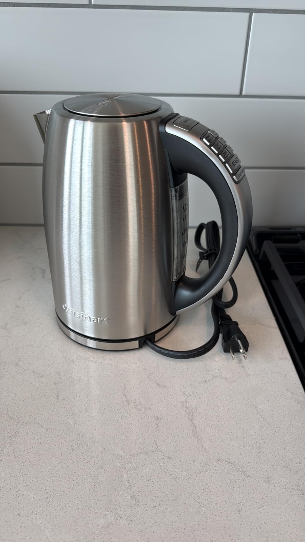 Cuisinart Electric Kettle, 1500W, 6 Temperature Presets, 1.7L, CPK-17P1 customer photo 1