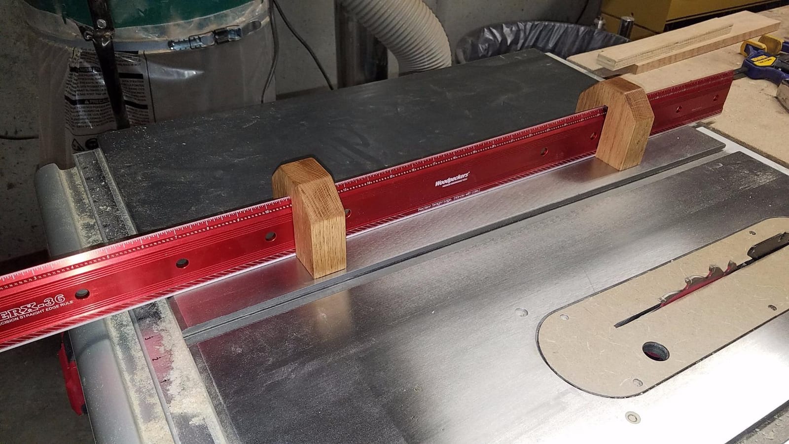 Woodpeckers SERX Precision Straight Edge Tool, 36 Inch, Freestanding Woodworking Machine Setup Rule, 0.0015