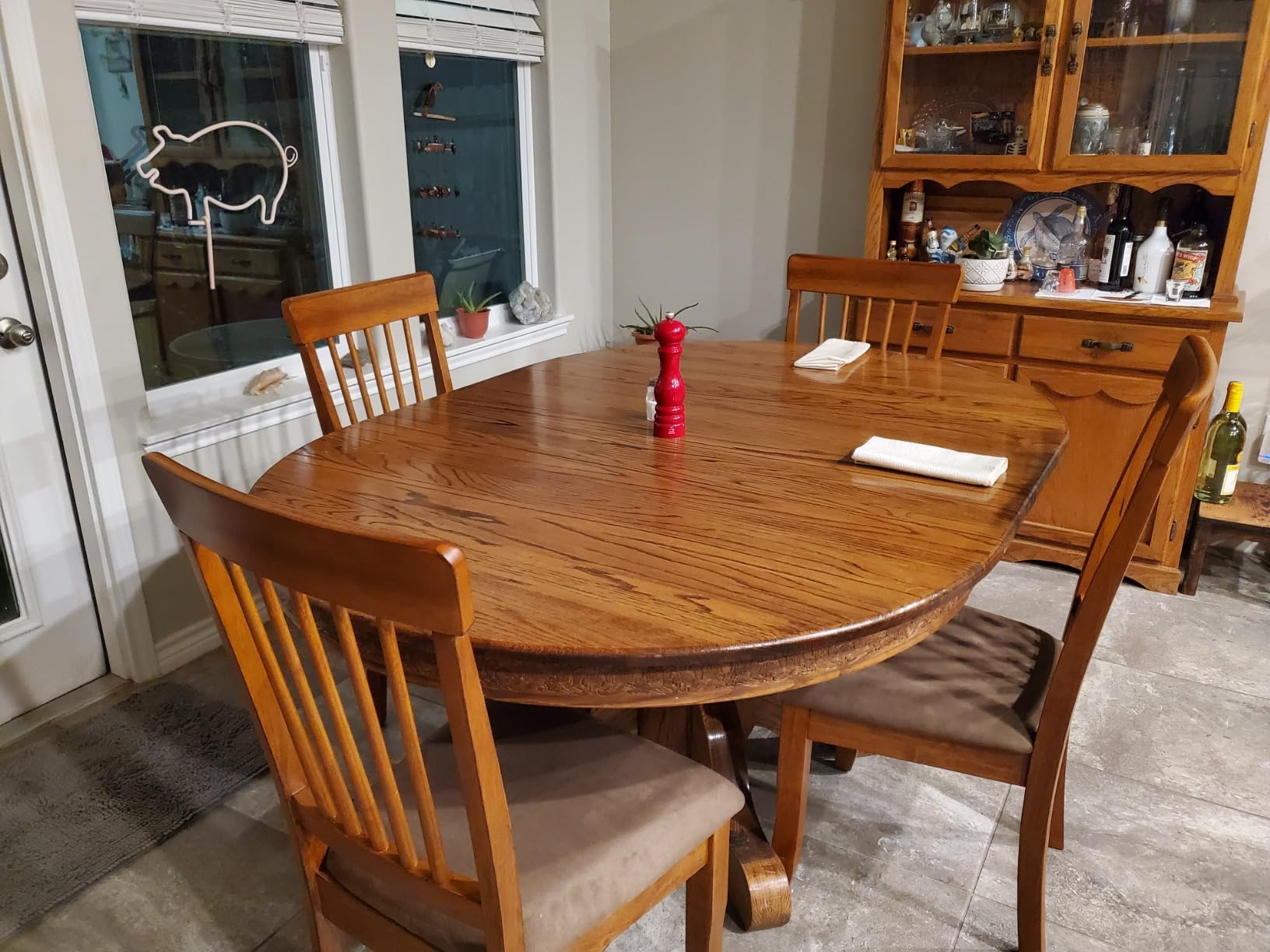 Signature Design by Ashley Berringer Wood Dining Chairs Set of 2, Brown customer photo 1