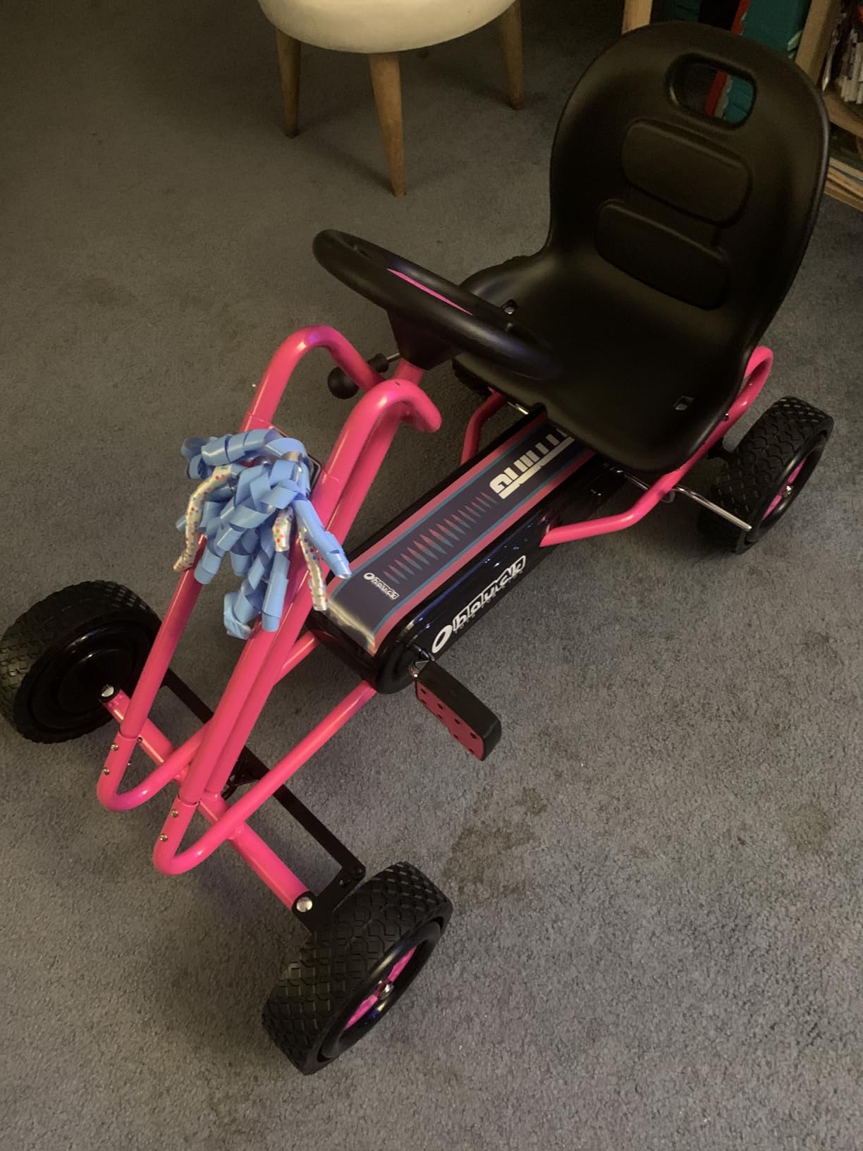 hauck Kids Pedal Go Kart, 4 Wheel Bike Cart, Ride for Ages 4-8, Green customer photo 1