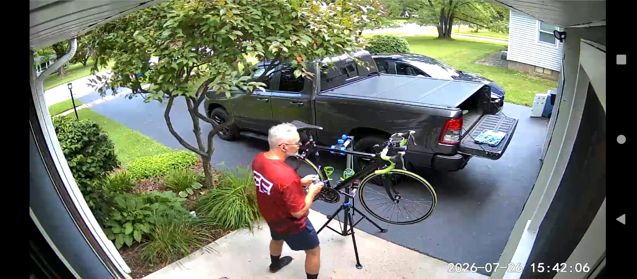 Pro Stand Plus Bike Rack - Heavy-Duty Telescoping Bicycle Stand with Tool Tray, Rotating Clamps, and Adjustable Handlebar Rod by RAD Cycle (Black) customer photo 2
