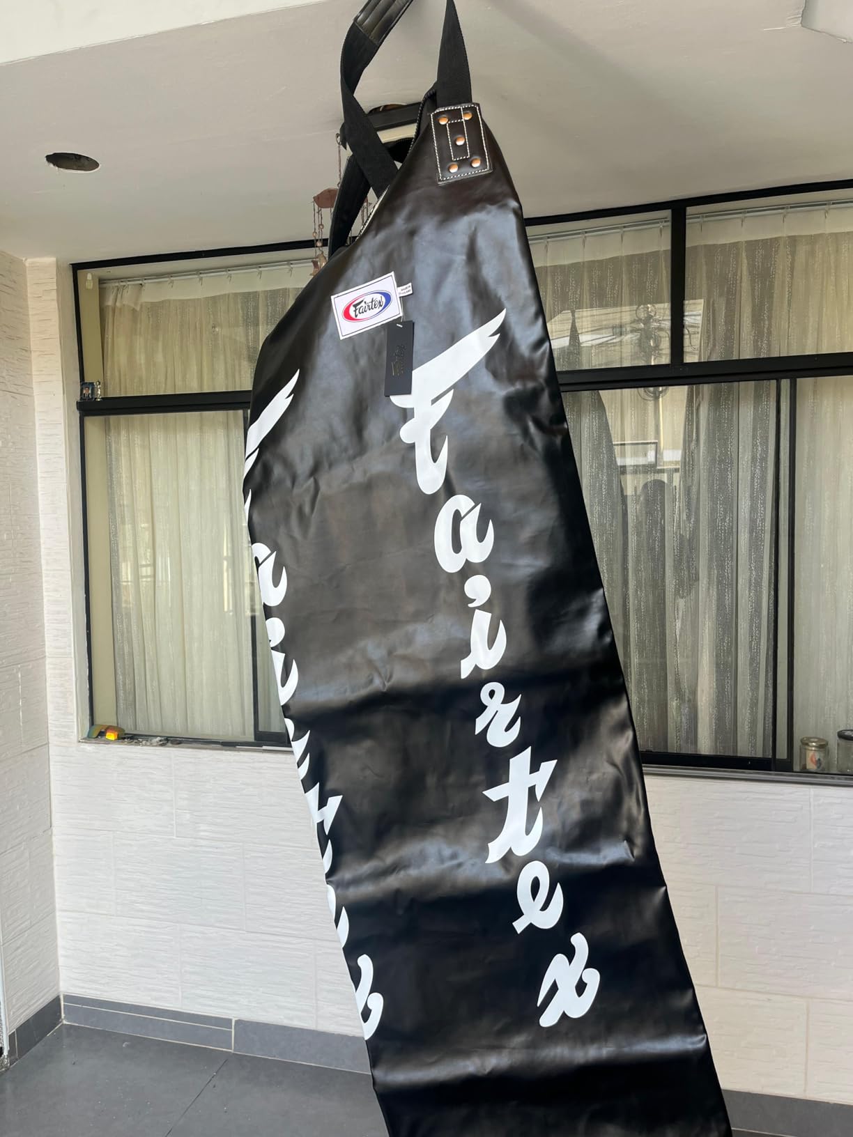 Fairtex HB6 Banana Heavy Bag, Muay Thai MMA Kickboxing Boxing Punching Bag customer photo 1