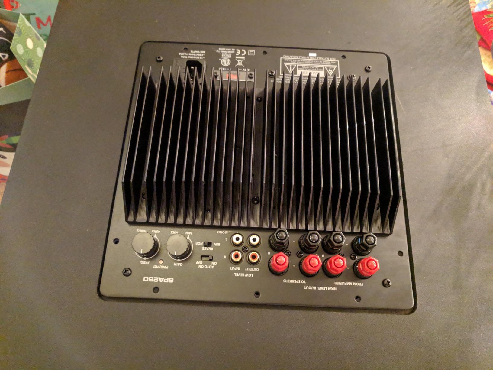 Dayton Audio SPA250 250 Watt Subwoofer Plate Amplifier customer photo 1