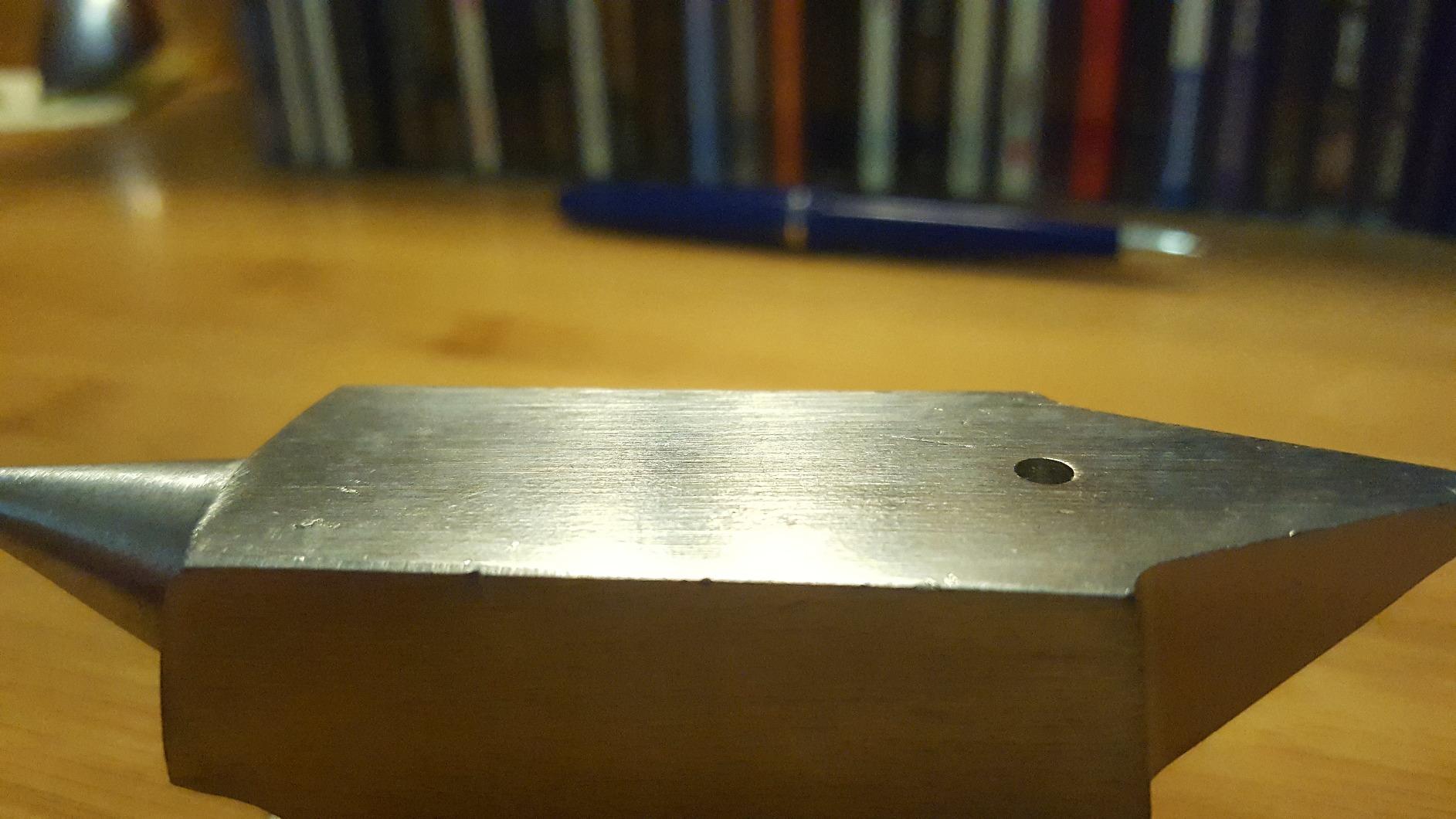The Beadsmith Dual-Ended Horn Anvil – Mini Size 2.5 x 1 x 1.5 inches – 118mm Tip to Tip – 13.11oz/0.82lbs – Made of Solid Stainless Steel – Flat Horn and Rounded Horn – Use for Hardening Wire Designs customer photo 1