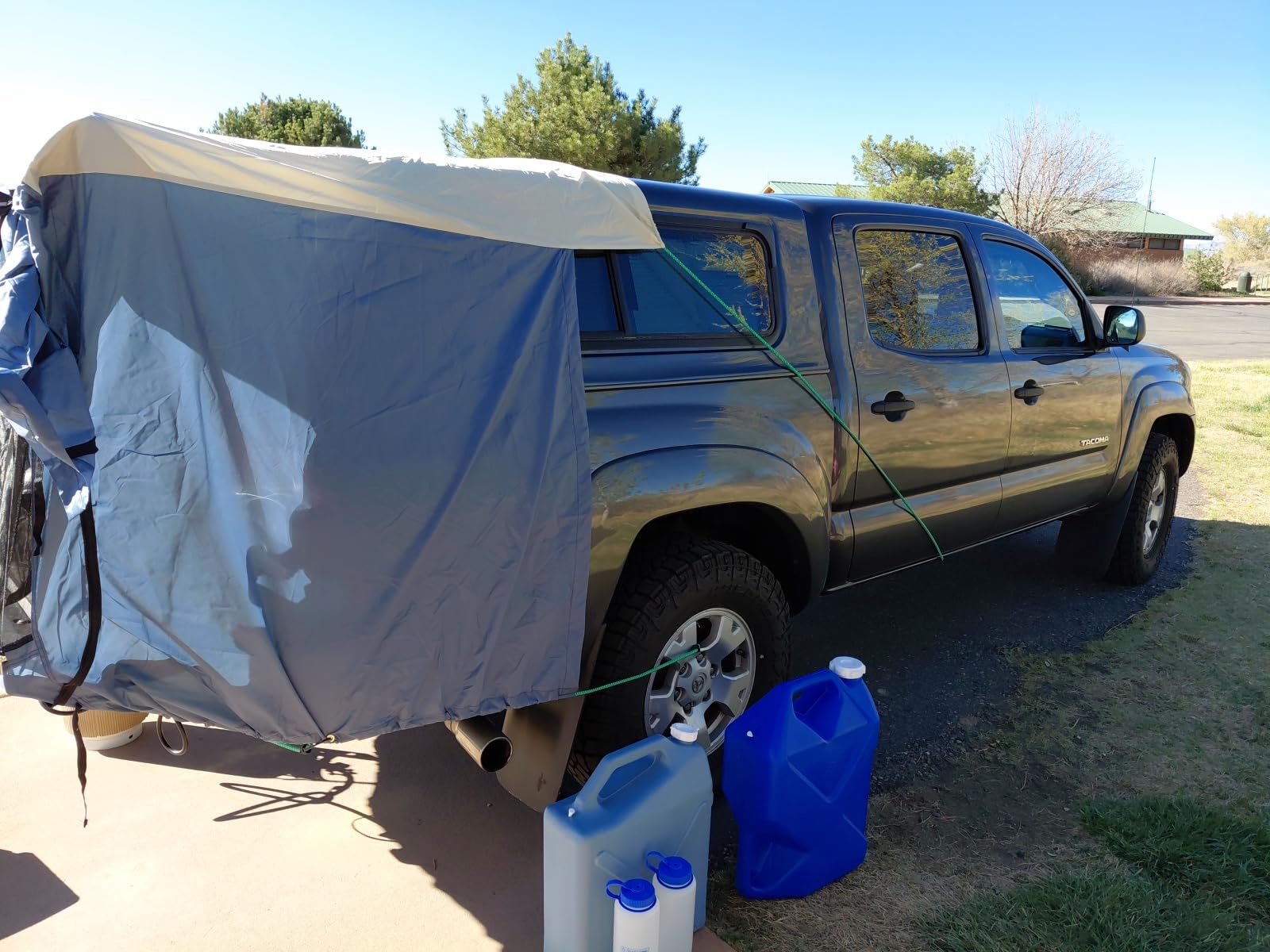 DAC Full-Size Truck Bed Tent for Caps– Fits Ford F-150, Chevy Silverado, Toyota Tundra, Tacoma (2005+), Tailgate ≥ 58