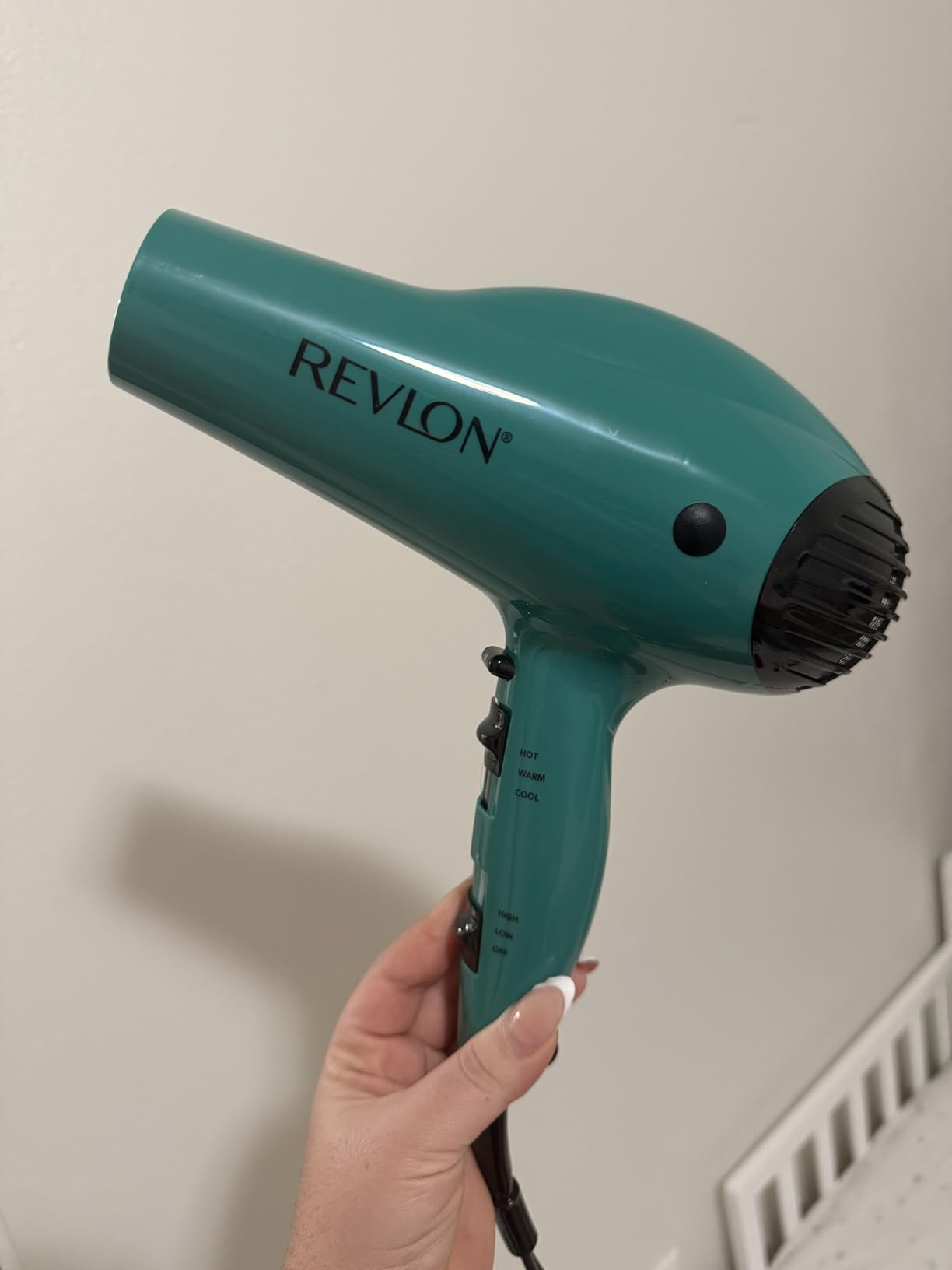 Revlon Volume Booster Hair Dryer | 1875W for Voluminous Lift and Body, (Green) customer photo 2