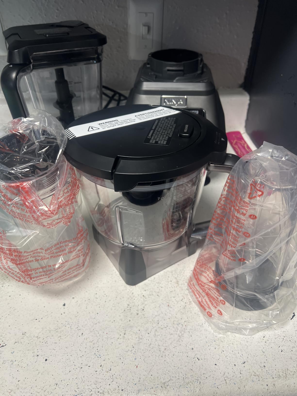 Ninja Kitchen System Pro, 1500W, 72oz Pitcher, 8-Cup, Black, BL770 customer photo 2