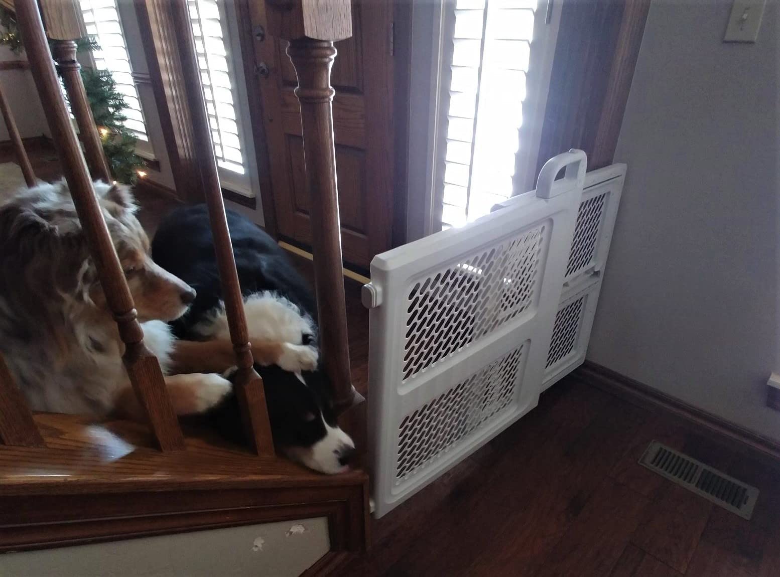 Safety 1st Baby Gates for Doorways, Pressure Mount Lift, Lock and Swing, Dog Gates, Hardware Gate for Stairs, Fits 28