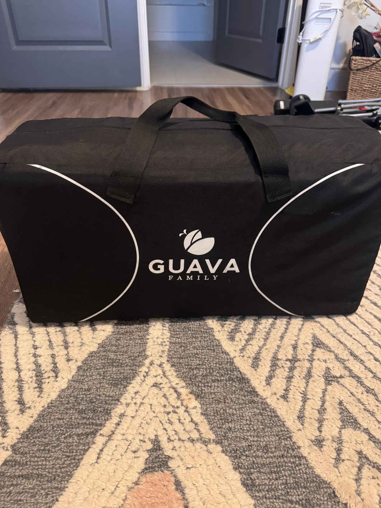 Guava Family Travel Crib Includes Lightweight Backpack Design | Certified Baby Safe Portable Crib | Folding Play Yard, Comfy Mattress for Babies, Toddlers | Compact Baby Travel Bed customer photo 2