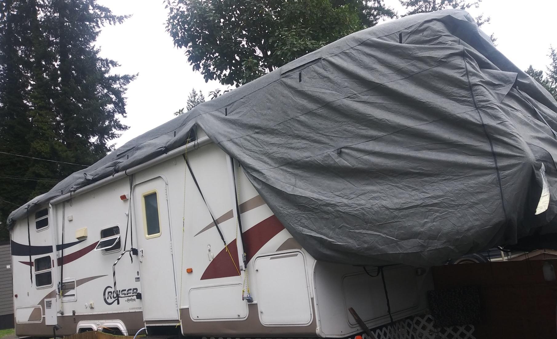 Leader Accessories Windproof 27-30 ft Travel Trailer RV Cover Extra Thick customer photo 1