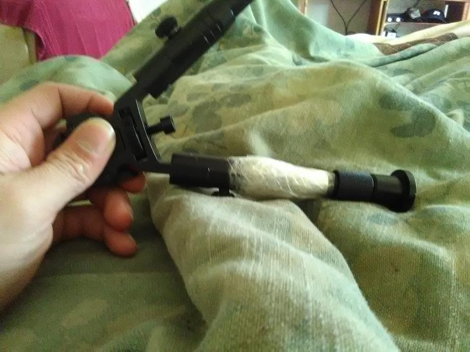 Rifle Bipod, Barrel Mount Clamp-On Bipod for Hunting and Shooting customer photo 1
