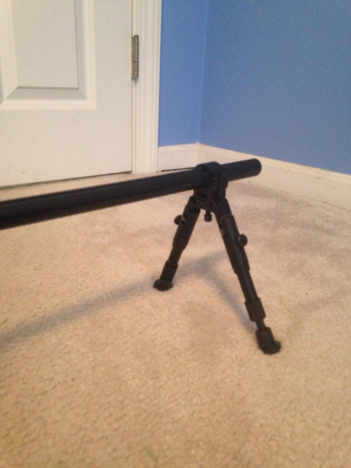 Rifle Bipod, Barrel Mount Clamp-On Bipod for Hunting and Shooting customer photo 2