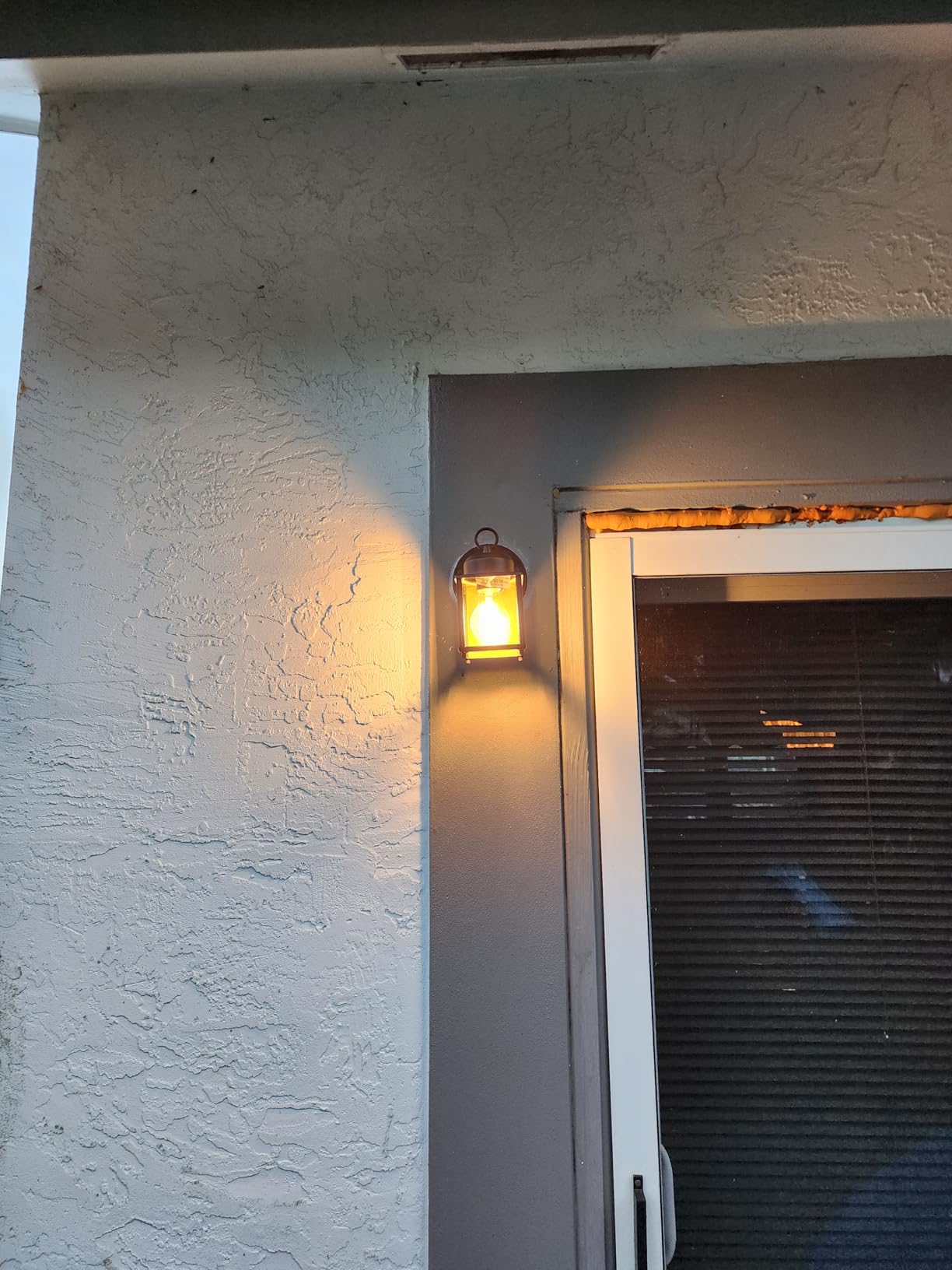 DESIGNERS FOUNTAIN Preston 8 Inch Outdoor Wall Light, Black, 1161-BK customer photo 2