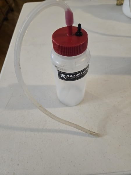 Allstar Performance ALL11017 Bleeder Bottle with Magnet and Check Valve , White customer photo 1