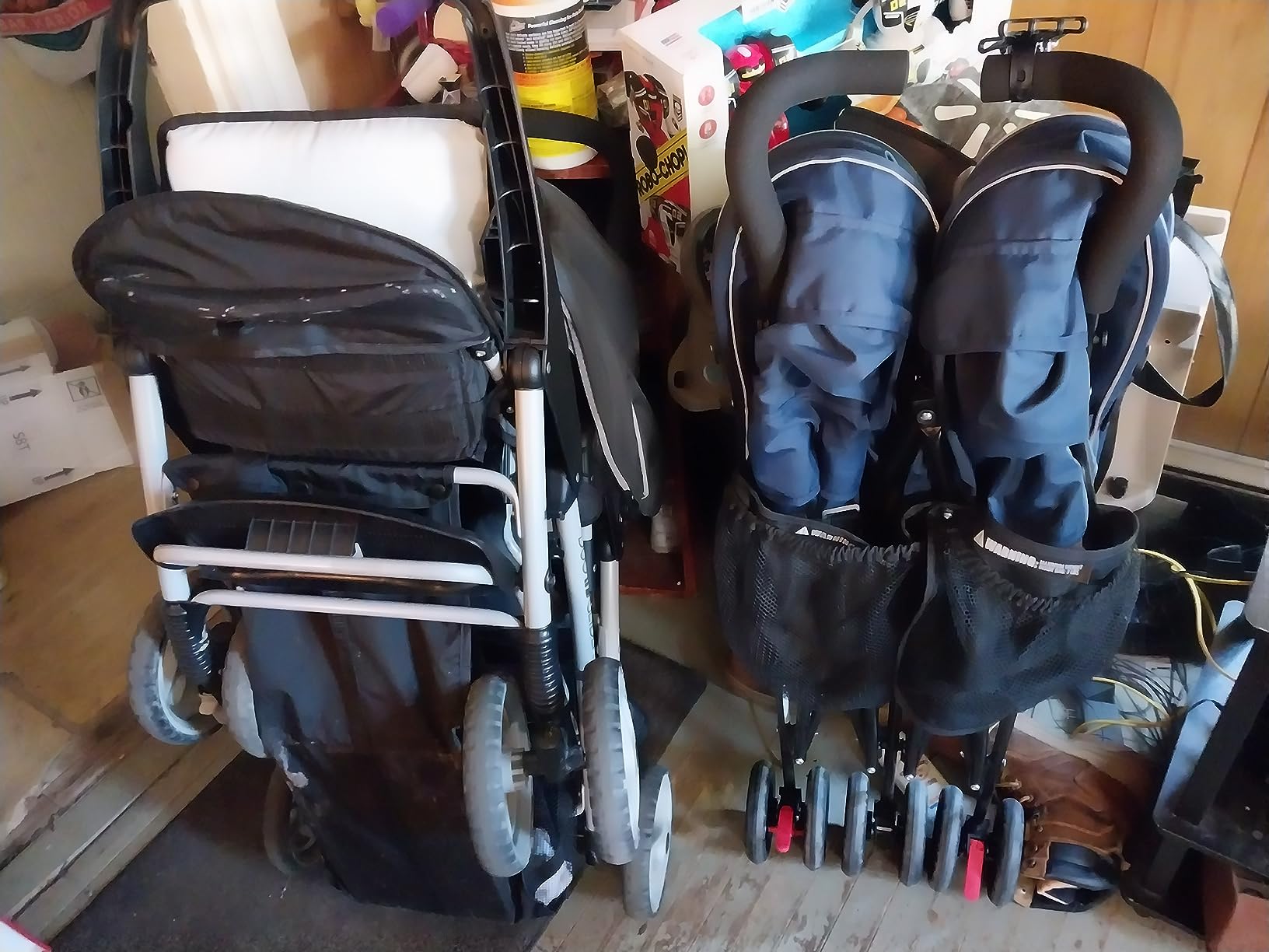 Delta Children LX Side by Side Stroller - with Recline, Storage & Compact Fold, Night Sky customer photo 2