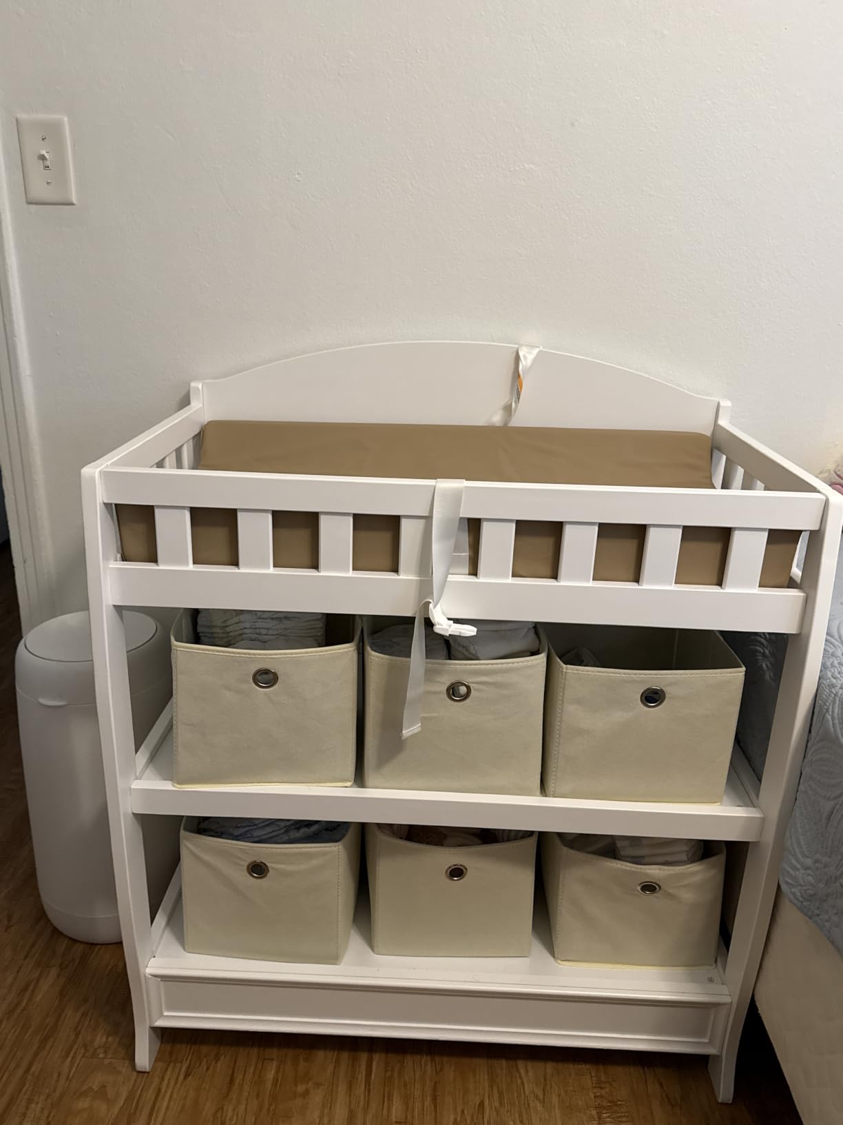 Delta Children Infant Changing Table with Pad, White customer photo 1