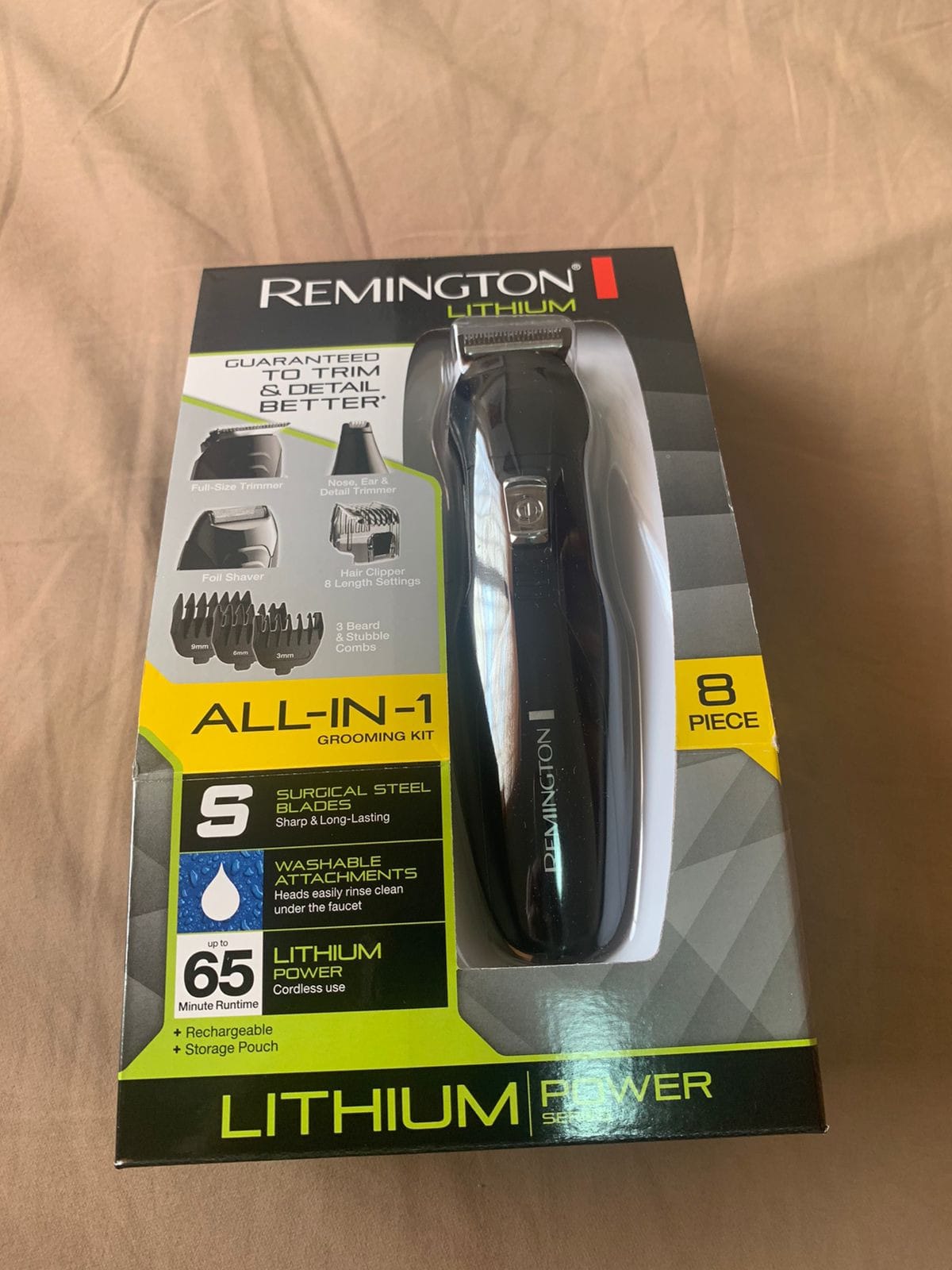 Remington All-in-One Grooming Kit, Lithium Powered, 8 Piece Set, Black customer photo 2