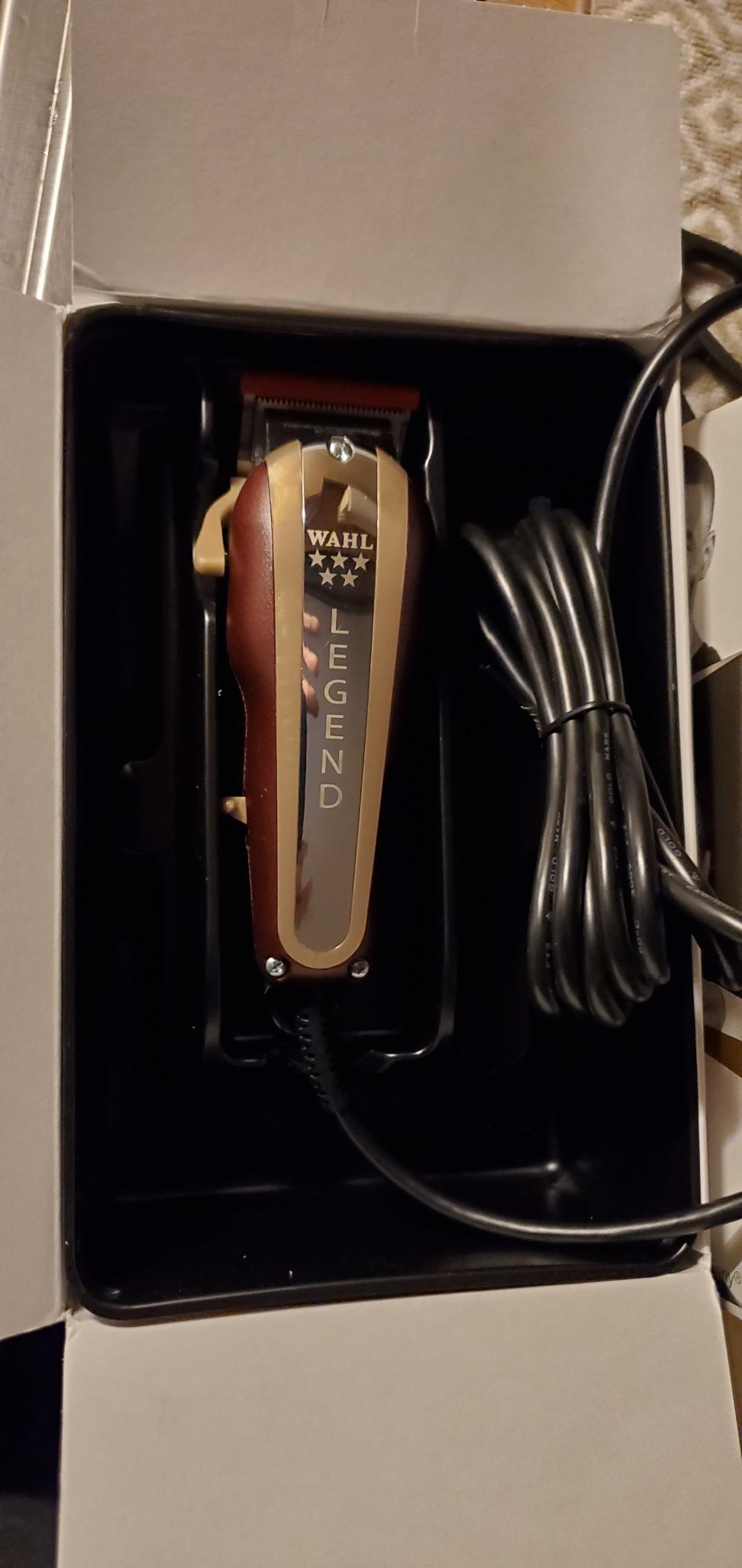 Wahl Professional 5 Star Legend Corded Fading Clipper, Model 8147 | Deep Tooth 2228 Wedge Blade & Extended Lever Widen the Blend Range for Soft Line Fades, 8 Guides, 8 Ft Cord, 16 Oz customer photo 1