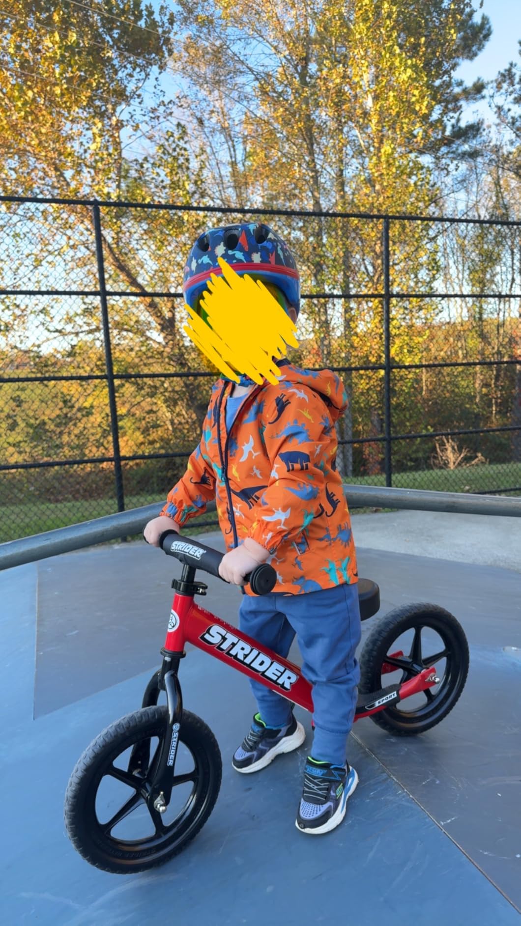 Strider 12 Sport, No Pedal Balance Bike for Kids Ages 1–4 Years, Blue customer photo 2