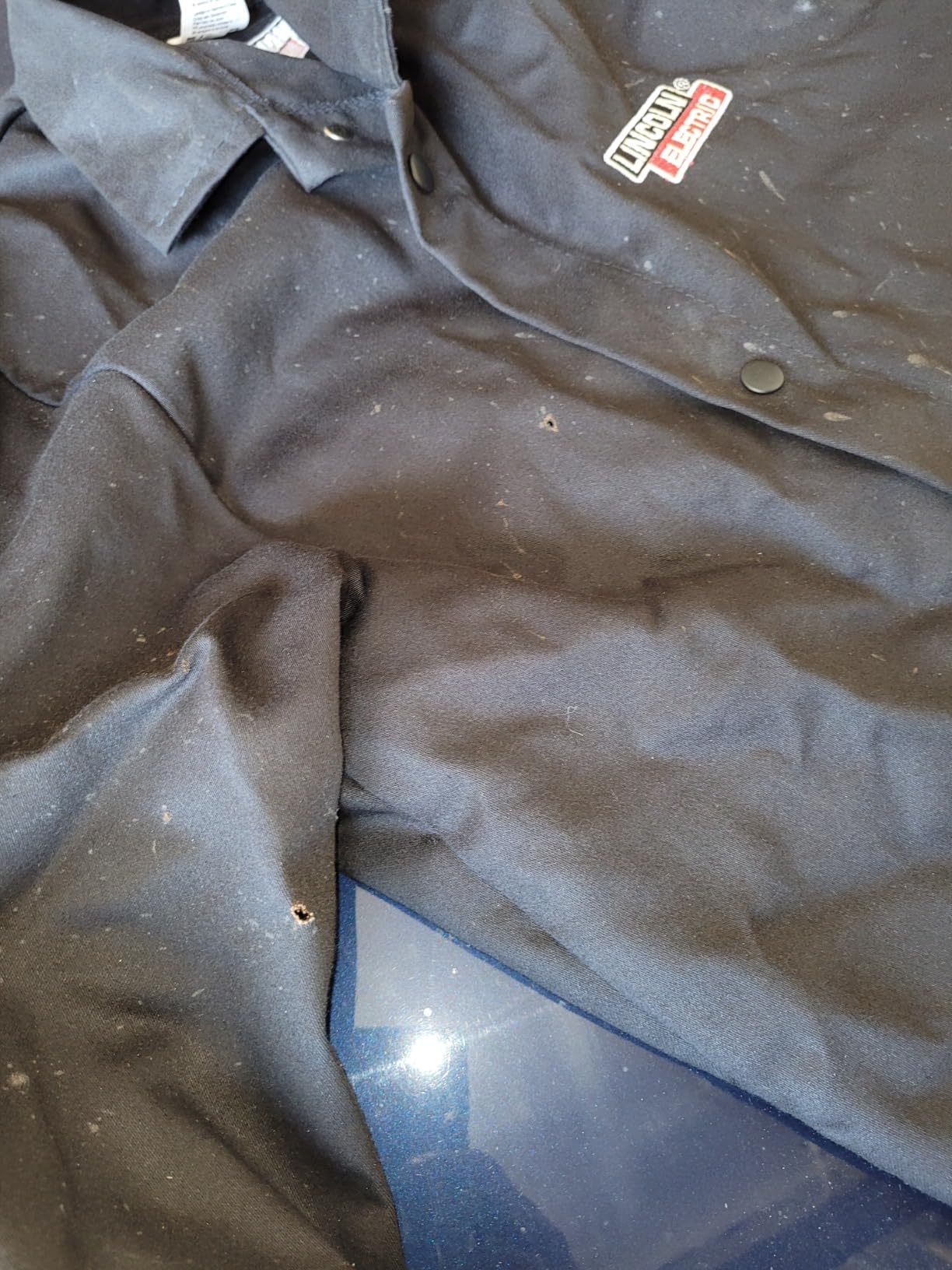 Lincoln Electric Black Flame-Resistant Cloth Welding Jacket customer photo 2