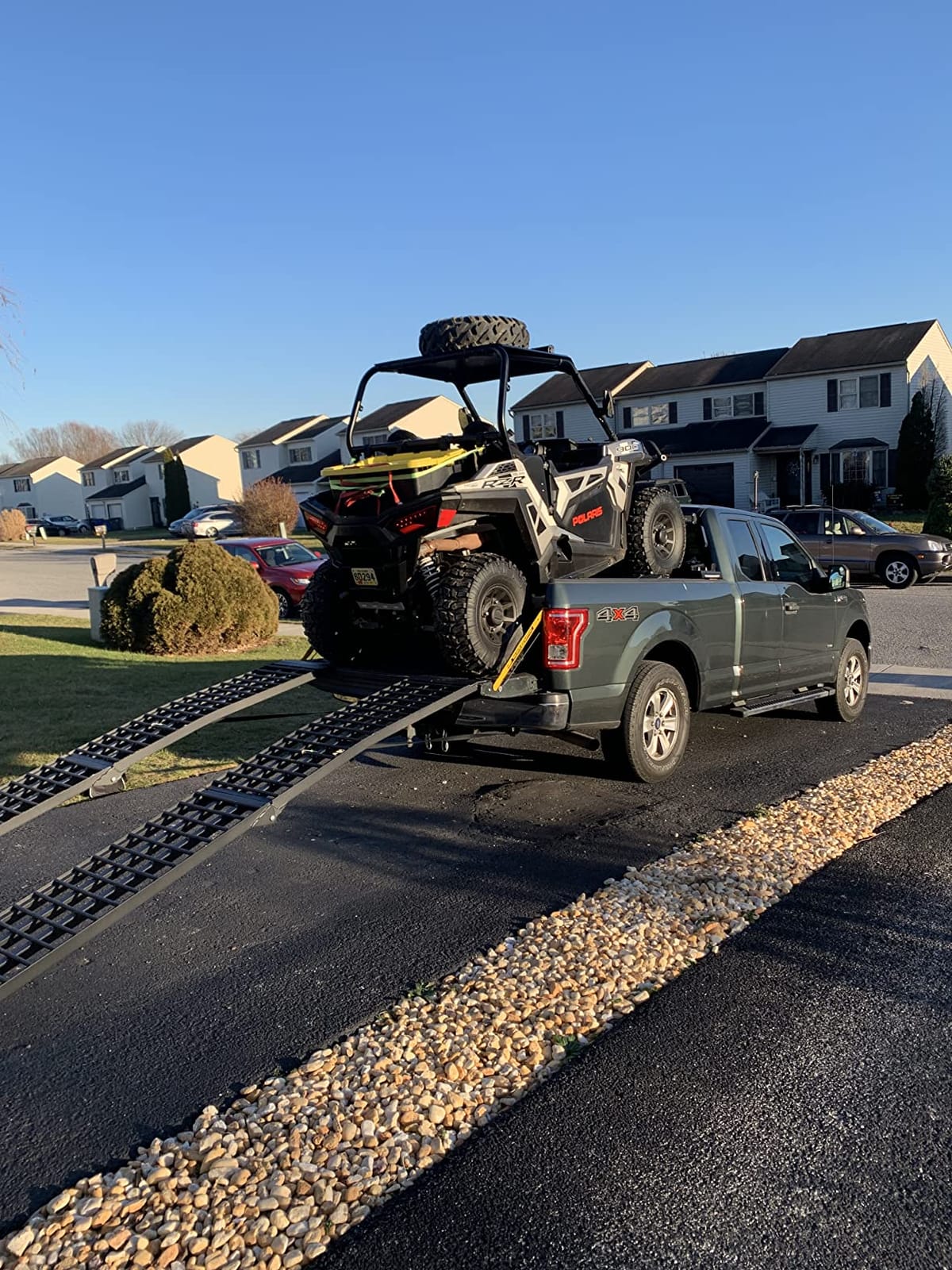 10' UTV/ATV Ramps for Loading Pickup Trucks, 2,000 lb Cap, Titan Ramps customer photo 2