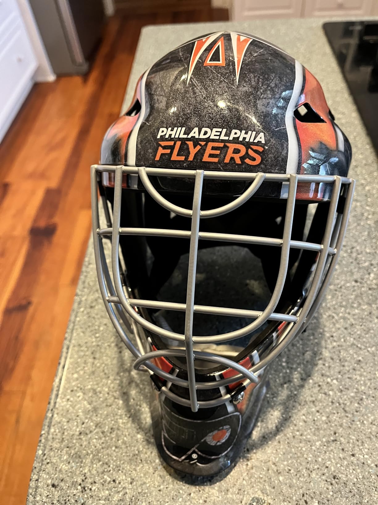 Franklin Sports Team Licensed NHL Hockey Goalie Face Mask - Goalie Mask for Kids Street Hockey - Youth NHL Team Street Hockey Masks customer photo 1