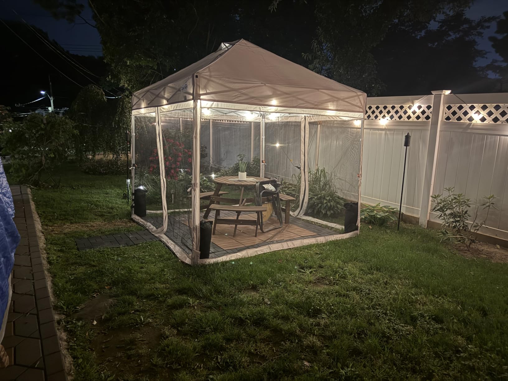 Quictent 8'x8' Pop up Screened Canopy Tent with Mosquito Netting customer photo 2