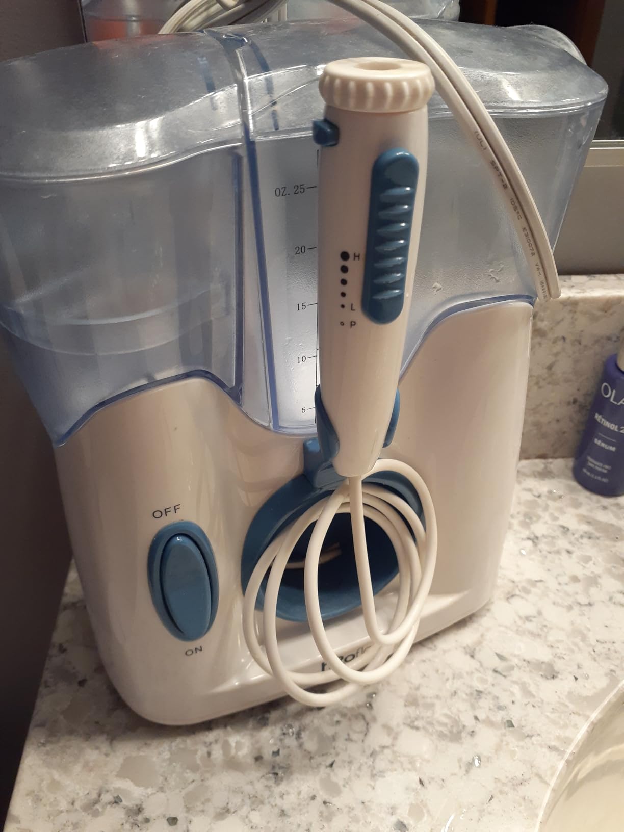 H2ofloss Countertop Water Flosser for Teeth, Oral Irrigator for Family Care customer photo 1
