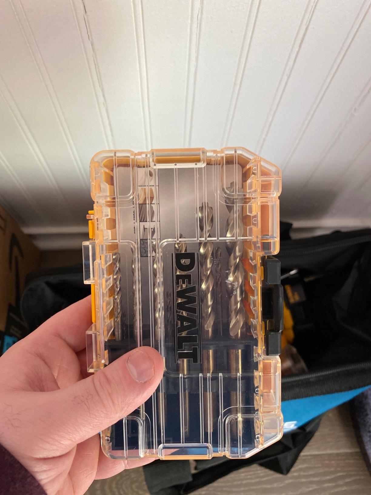 DEWALT Cobalt Alloy Steel Drill Bit Set with Pilot Point, 14-Piece (DWA1240) customer photo 1