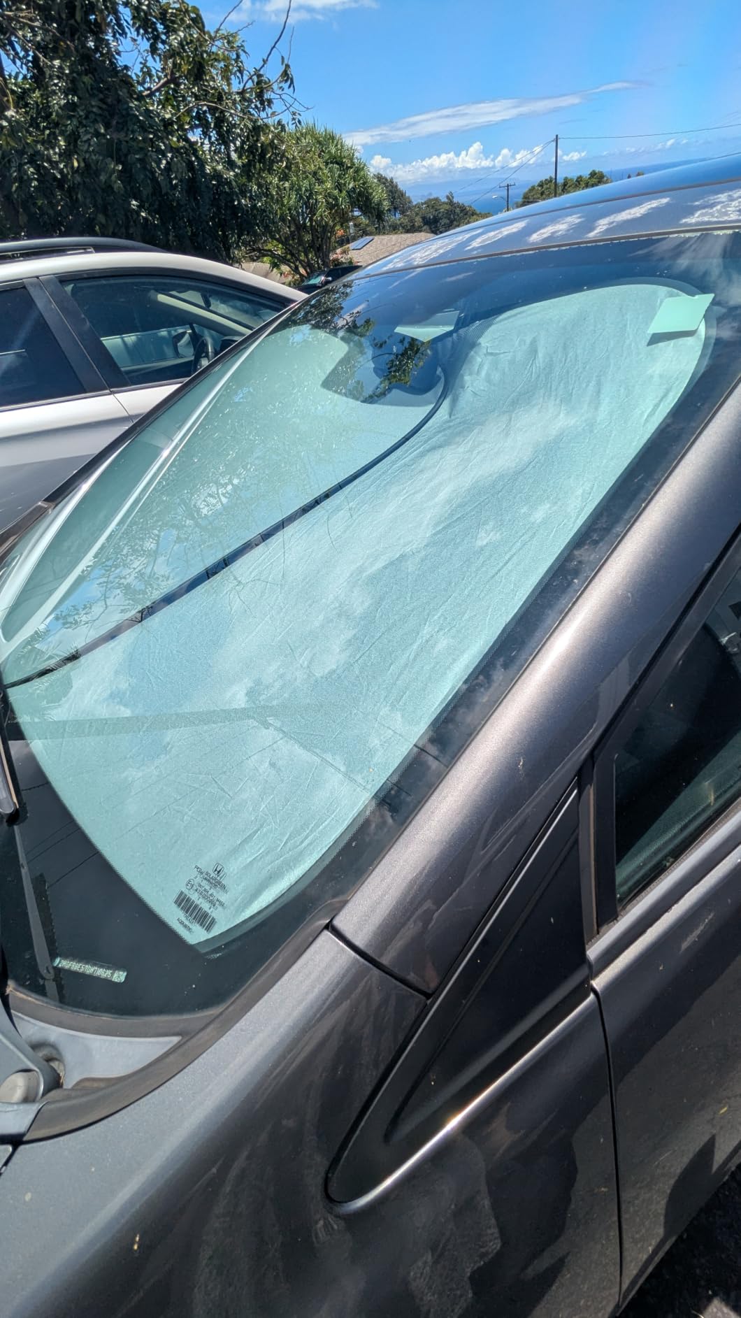 EzyShade Car Windshield Sun Shade. See Vehicle Size-Chart. Medium (M) Size customer photo 1