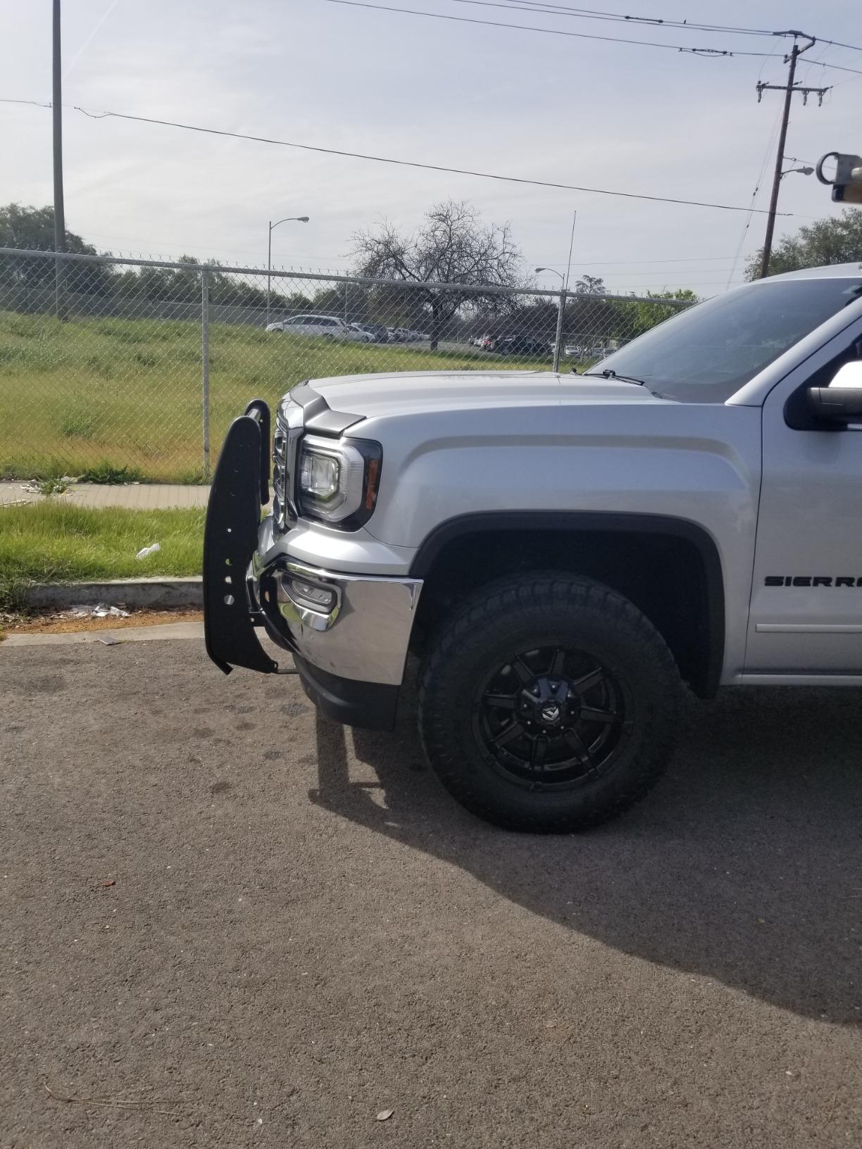 Go Rhino 3000 Series Center Grill Guard | Mild Steel, Black | 3174B | Fits 2014-2018 Chevrolet Silverado 1500; 2016-2018 GMC Sierra 1500 (See Description) customer photo 1