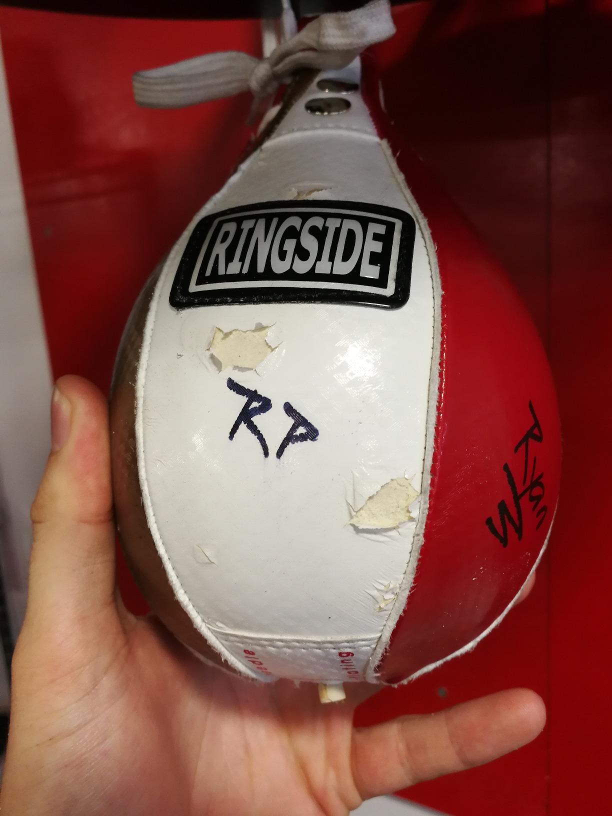 Ringside Apex Boxing Speed Bag - Premium Synthetic Leather Punching Ball, Multiple Sizes & Colors, Ideal for Hand-Eye Coordination, Training Equipment for Fighters customer photo 2