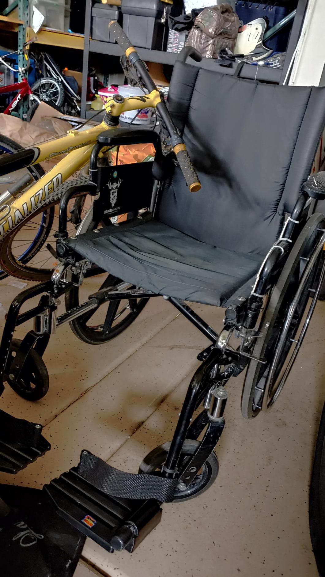 Invacare T93HCP Wheelchair Hemi Footrest with Composite Footplate and Heel Loop for Wheelchair, Pair customer photo 1
