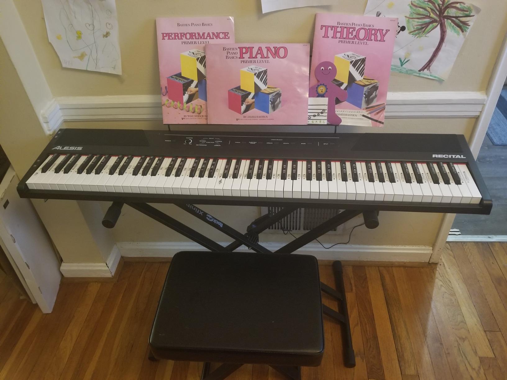Alesis Recital 88-Key Digital Piano with Semi-Weighted Keys customer photo 2