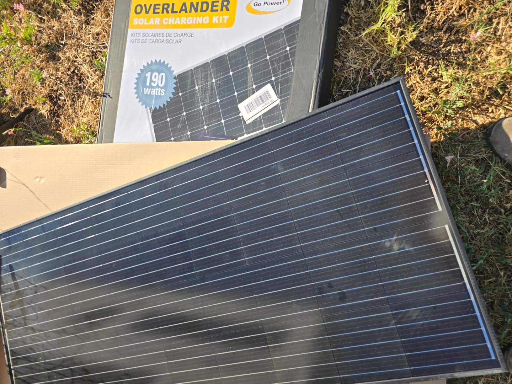 Go Power Overlander Charging Kit 200W - 12V Solar Panel Kit w/ 30-Amp Bluetooth® PWM Controller, Expandable Up to 600W, Includes 2X 25ft Solar Output Cables (Male and Female) for RV & Dry Camping Use customer photo 2