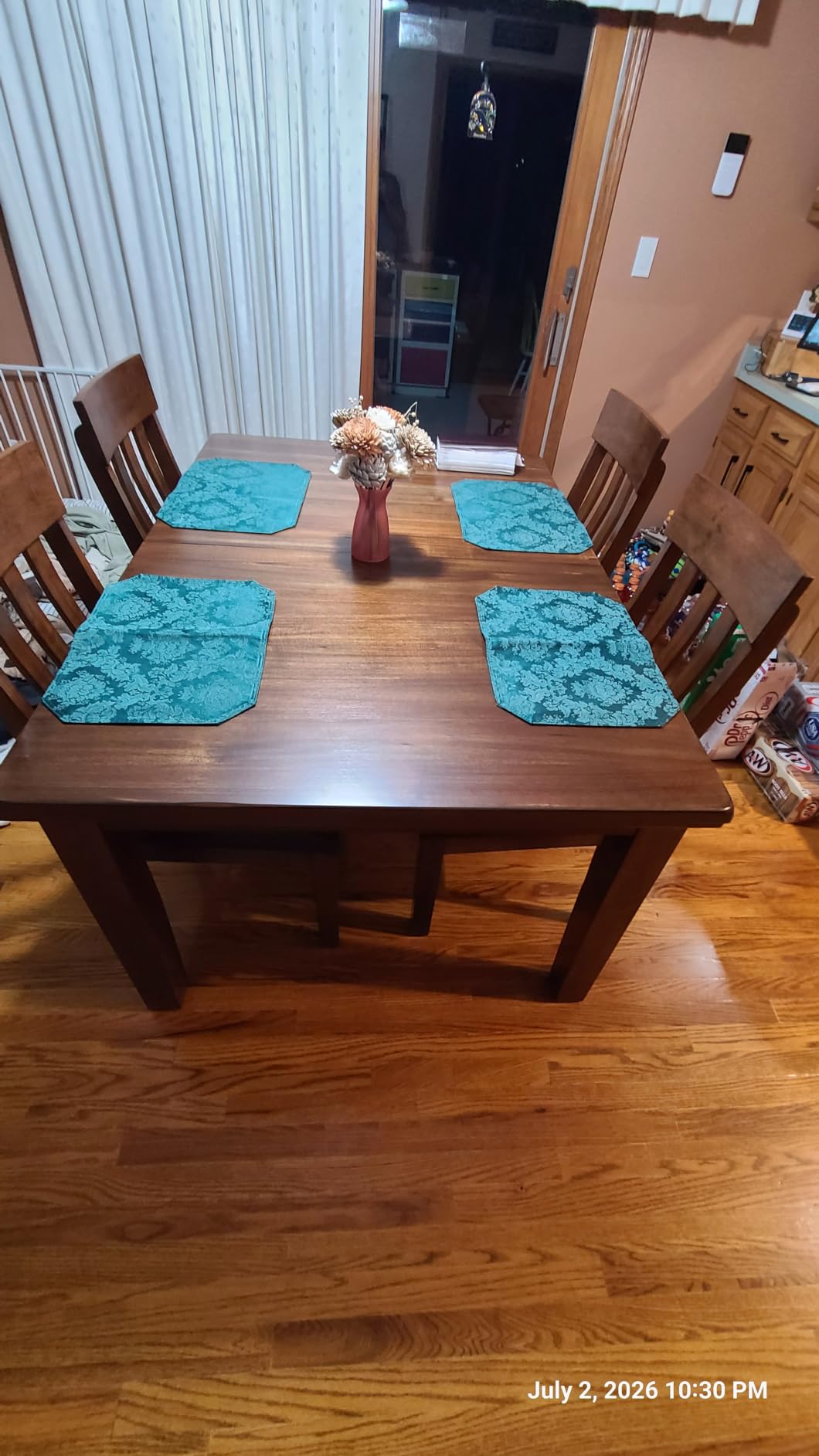 Signature Design by Ashley Ralene Wood Extendable Dining Table, Brown customer photo 2