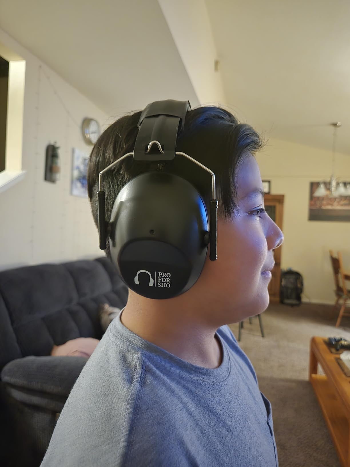 Pro For Sho 34dB NRR Hearing Protection Ear Muffs – Highest NRR Compact Design Ear Protection for Loud Events & Sensory Use customer photo 1