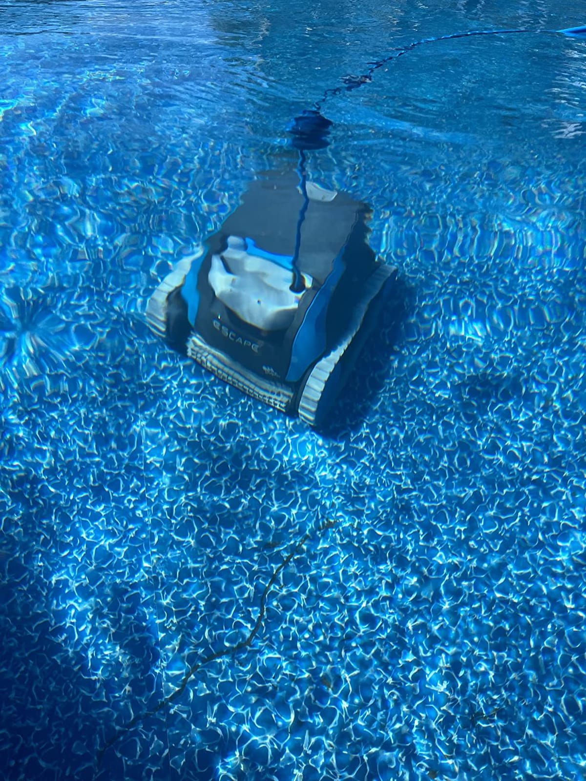 Dolphin Escape Robotic Pool Cleaner (2026 Model) — Massive Top-Loading Filter, Dual Motors, HyperBrush, HyperGrip Tracks, Smart Navigation — for Above Ground & In-Ground Pools up to 33ft customer photo 2