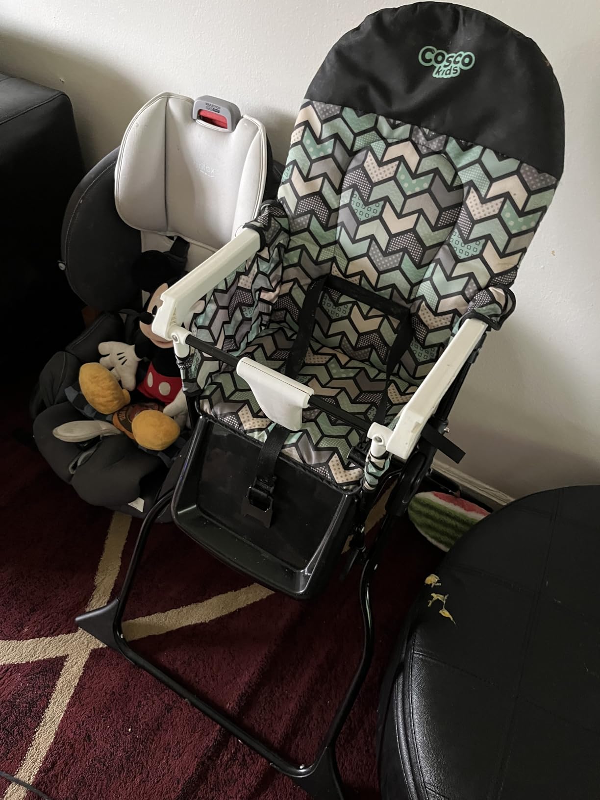 Cosco Kids Simple Fold Highchair for Baby, Simple Foldable High Chair, Convenient, Lightweight, and Compact Design, Comet customer photo 2