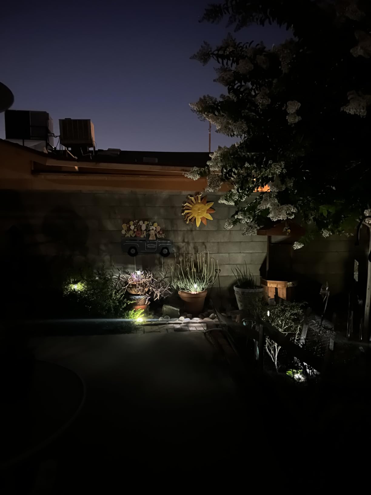 GIGALUMI Outdoor Waterproof Solar Garden Lights, 12 Pack Cold White customer photo 2