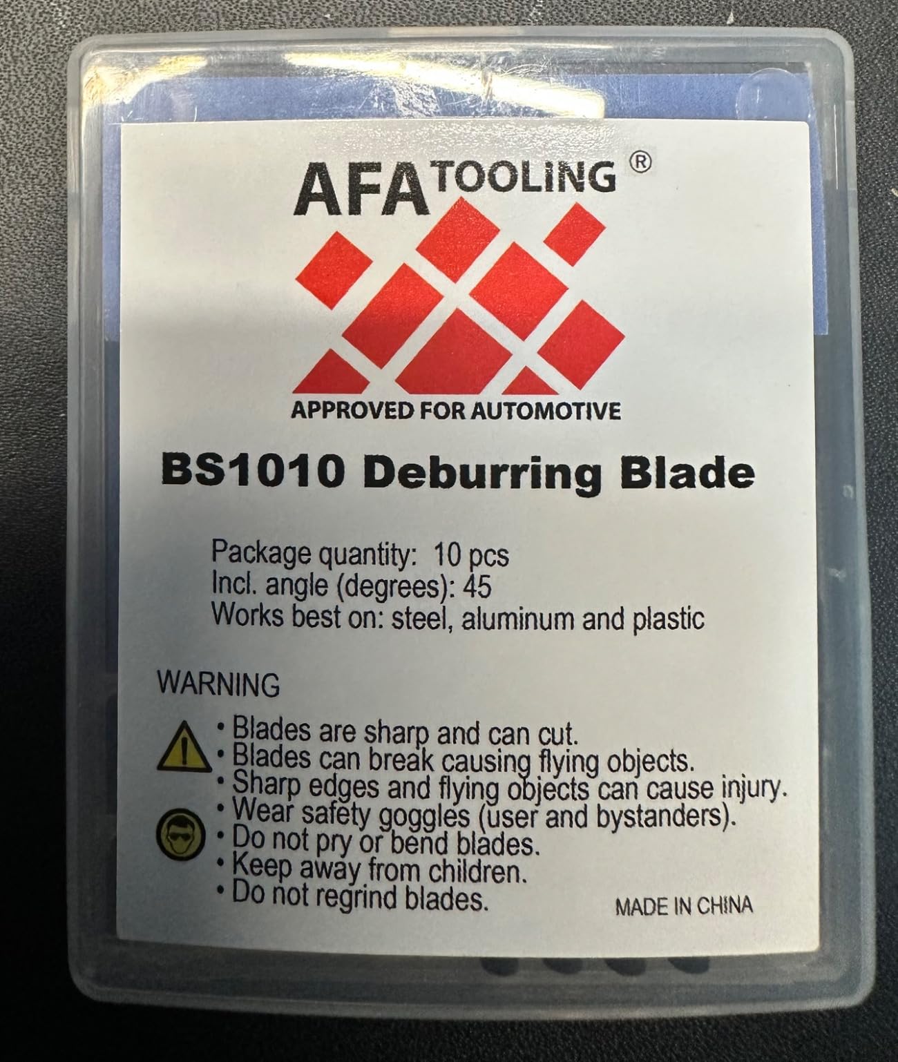 AFA Tooling Deburring Tool, 11 M2 HSS Blades, CNC Anodized Aluminum Handle customer photo 2