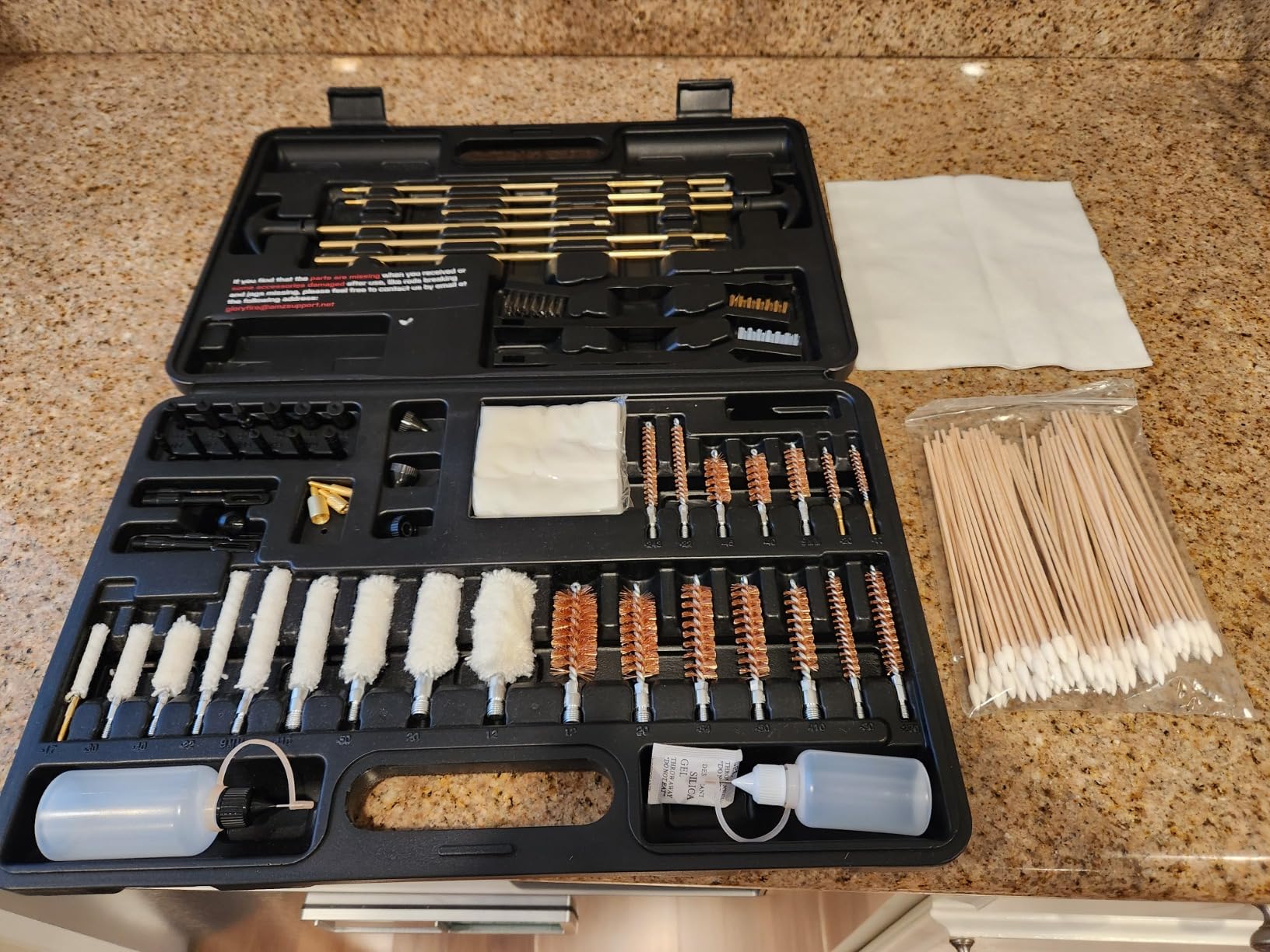 GLORYFIRE Universal Gun Cleaning Kit with Jags and Rods for All Caliber customer photo 1