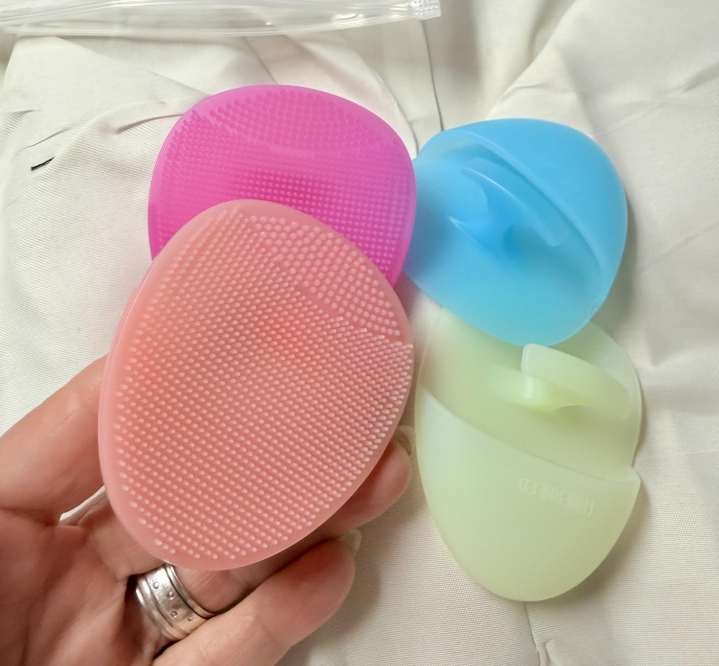 Super Soft Silicone Face Cleanser and Massager Brush Manual Facial Brush customer photo 2