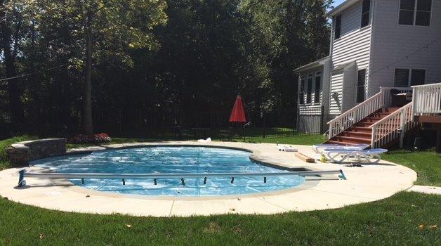 Automatic Motorized Solar Blanket Cover Reel/Roller for Pools up to up to 21x45ft customer photo 1