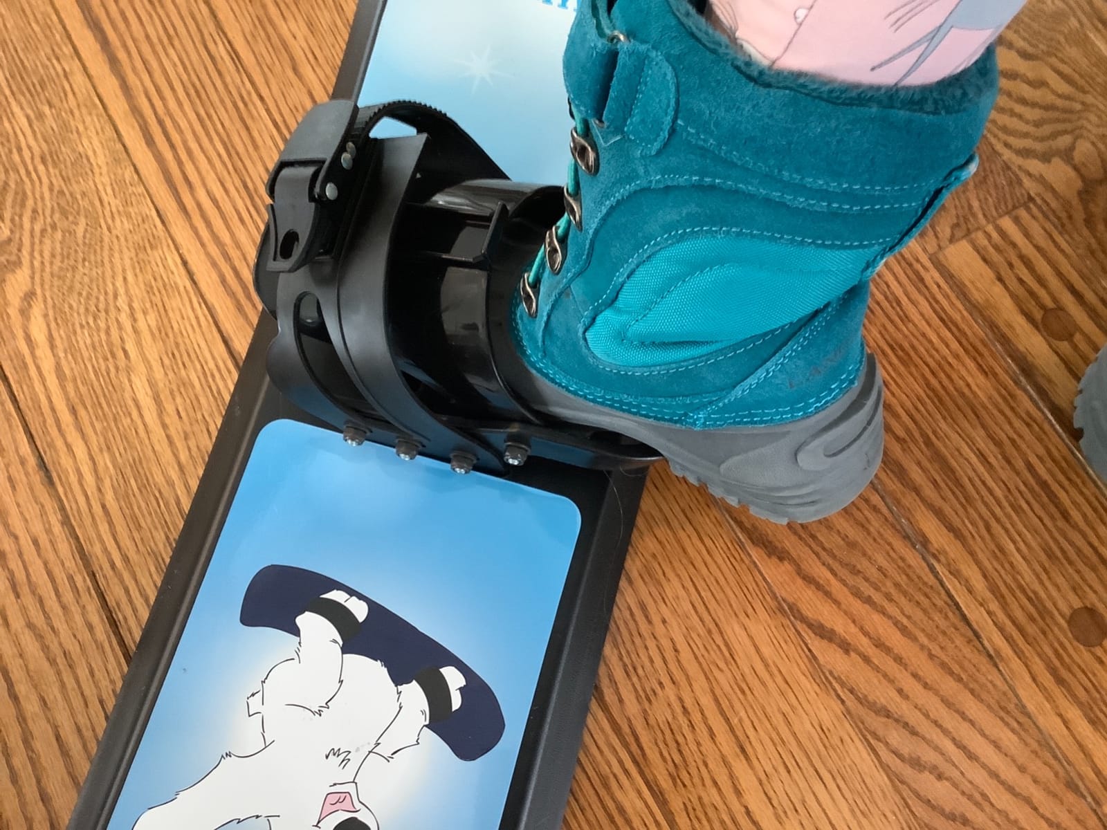 Winter's Edge Snow Much Fun Kids Plastic Snowboard customer photo 2