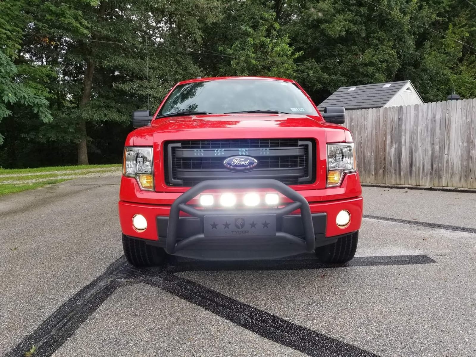 Tyger Auto TG-GD6F60098 Front Bumper Guard Compatible with 2004-2024 Ford F150 (Exclude Heritage, Raptor, 20-22 Diesel, 22-24 Lightning EV) | Textured Black | Light Mount | Bull Bar customer photo 2