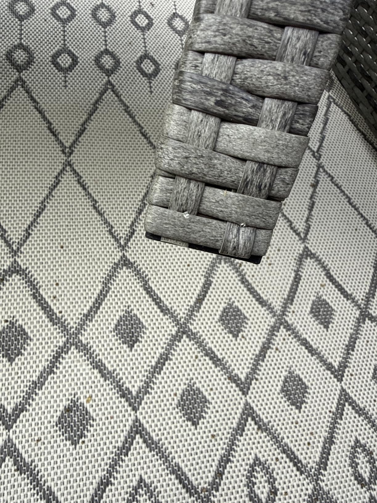 Best Choice Products 4-Piece Outdoor Wicker Patio Conversation Furniture Set for Backyard w/Coffee Table, Seat Cushions - Gray/Cream customer photo 1