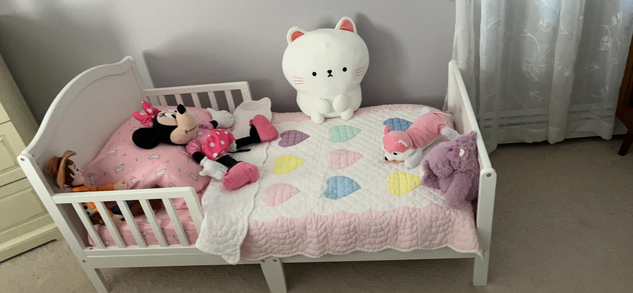 Delta Children Bennett Wood Toddler Bed - Greenguard Gold Certified, Bianca White customer photo 1