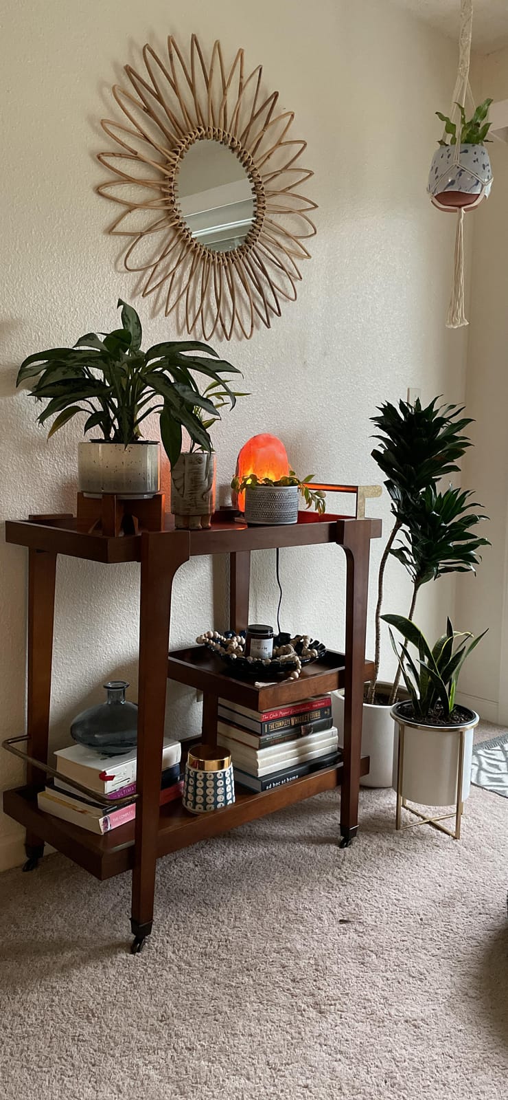 Holly & Martin Zhori Midcentury Modern Bar Cart customer photo 2