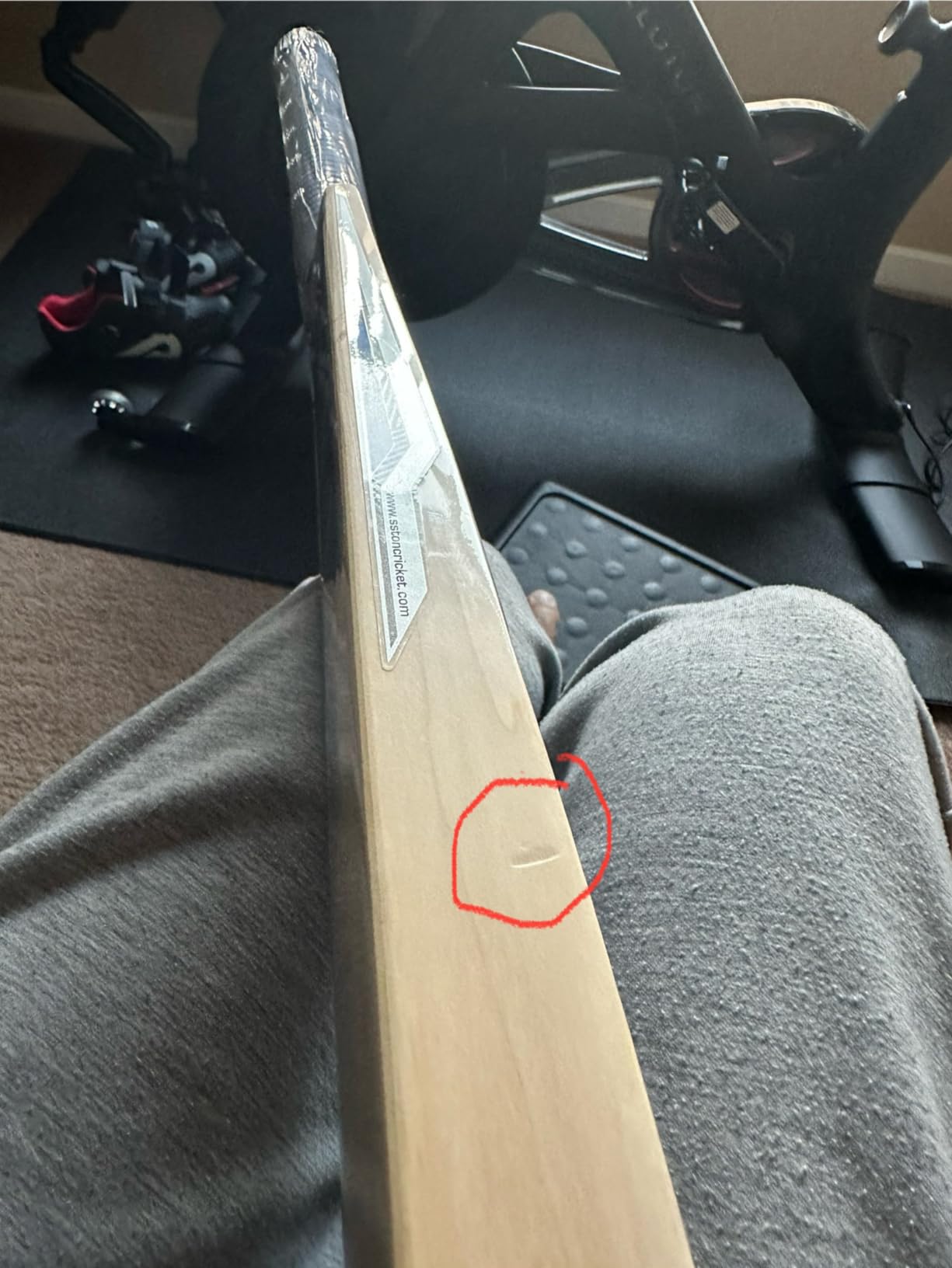 SS Kashmir Willow Leather Ball Cricket Bat, Exclusive Cricket Bat for Adult Full Size with Full Protection Cover (Impact) customer photo 2